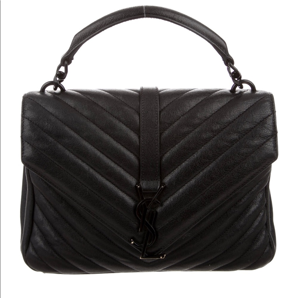 Saint Laurent Triquilt Monogram Envelope Flap Bag